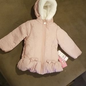 Mauve  Fleece Coat